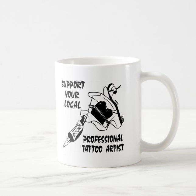 Mug Soutenez votre artiste professionnel local de (Droite)