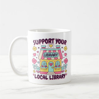 Mug Soutenez votre bibliothèque locale