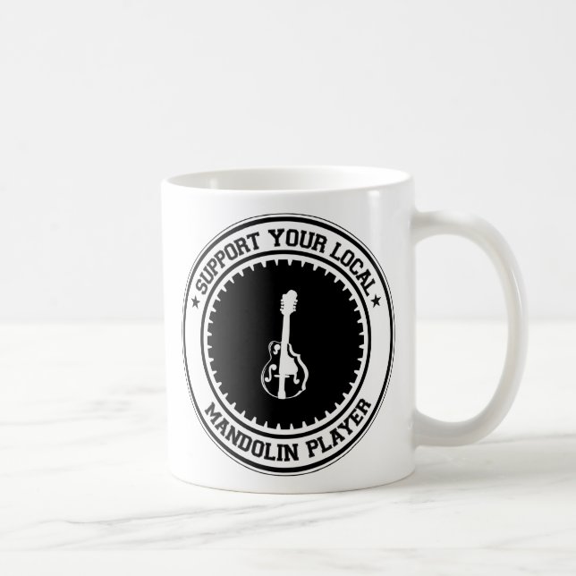 Mug Soutenez votre joueur local de mandoline (Droite)