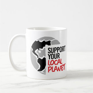 Mug Soutenez votre planète locale