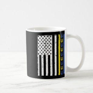 Mug Soutenir l'Ukraine Je suis avec l'Ukraine Drapeau