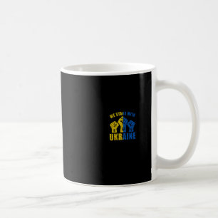 Mug Soutenir l'Ukraine - Nous sommes avec le drapeau d