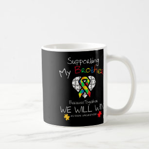 Mug Soutenir Mon Frère Inspirational Autisme