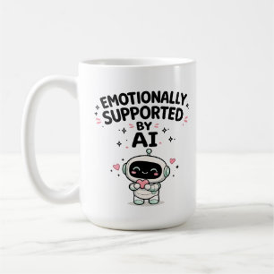 Mug Soutenu émotionnellement par un robot mignon avec