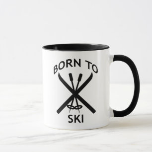 Mug Soutenu pour skier