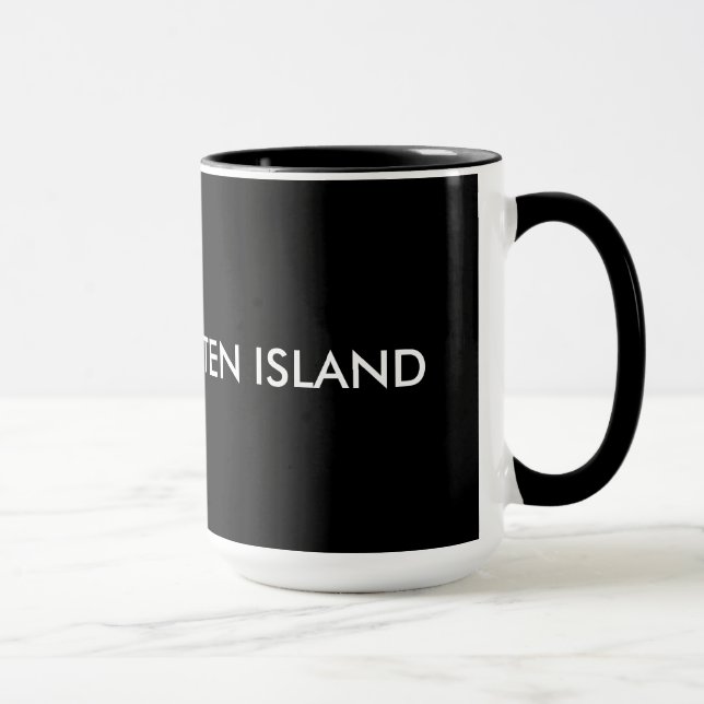 Mug Soutenu sur Staten Island (Droite)