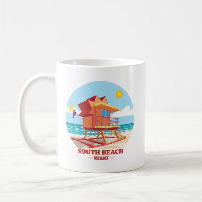 Mug South Beach Miami Floride (Gauche)