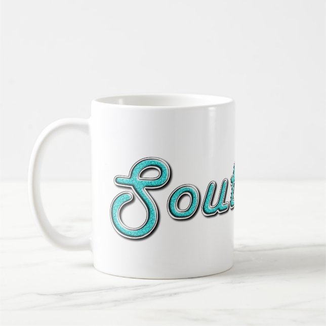 Mug Southpaw turquoise rétro (Gauche)