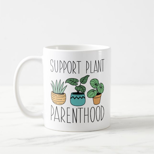 Mug Soutien à la parentalité Plante (Gauche)