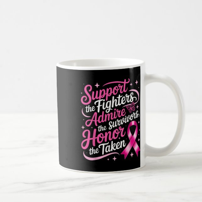 Mug Soutien à la sensibilisation au cancer du sein Com (Droite)