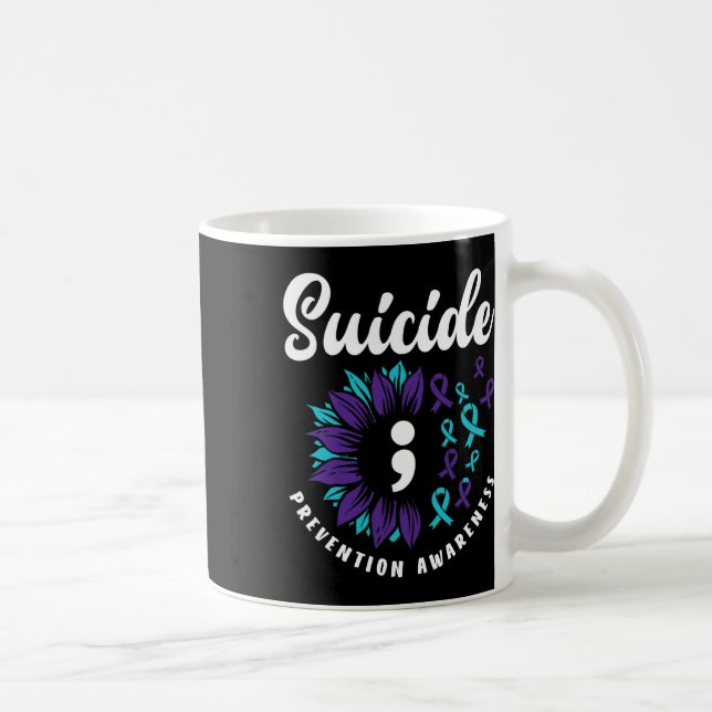 Mug Soutien à la sensibilisation au suicide Prévention (Droite)