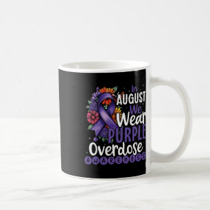 Mug Soutien à la sensibilisation au surdosage en août