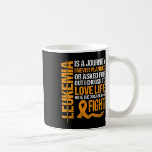 Mug soutien à Leukemia Sensibilisation orange Ruban pr