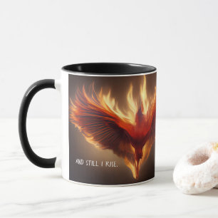 Mug Soutien à Phoenix Rising Inspirant la Force