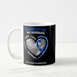 Mug Soutien au mari diabétique de type 1 diabète de ty