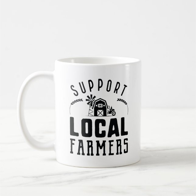 Mug Soutien aux agriculteurs locaux (Gauche)