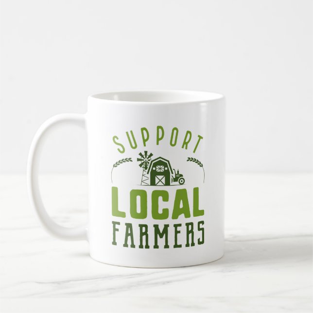 Mug Soutien aux agriculteurs locaux (Gauche)