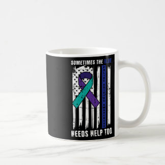 Mug Soutien Blue Lives Police Suicide Law