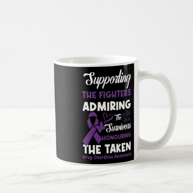 Mug Soutien Combattants Honorer La Surdose De Drogue P (Droite)