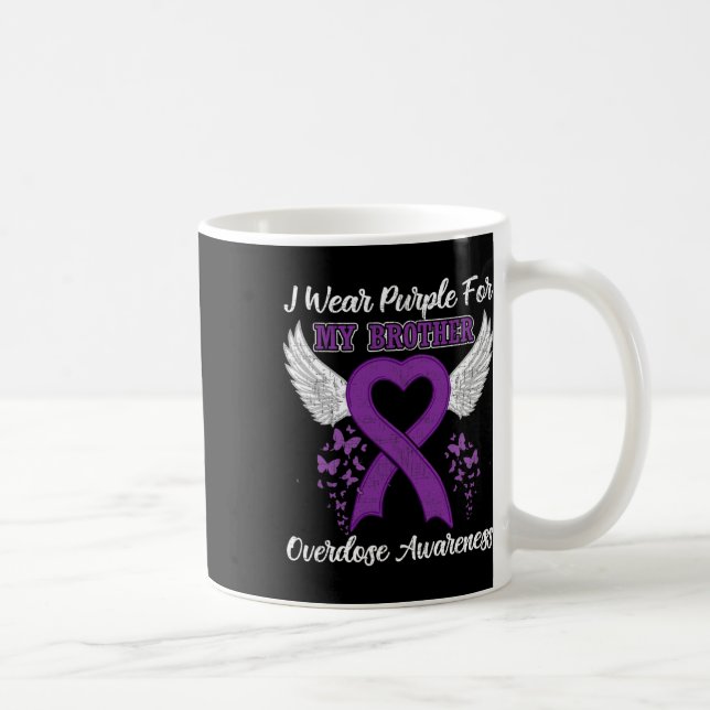 Mug Soutien Costume Mois de sensibilisation à l'overdo (Droite)