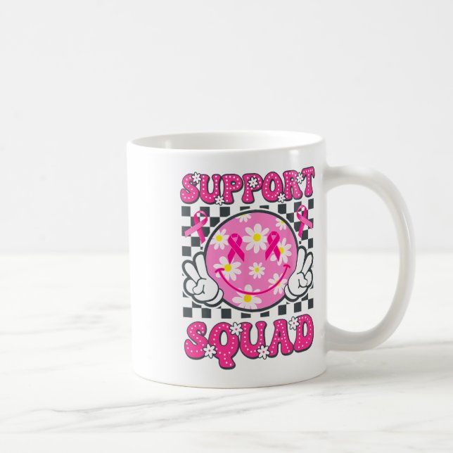 Mug Soutien du guerrier du cancer du sein Équipe du ca (Droite)