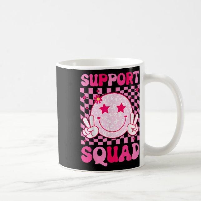 Mug Soutien du guerrier du cancer du sein Équipe du ca (Droite)