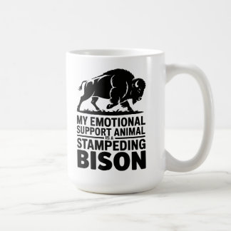 Mug Soutien Émotionnel Bison Humour Neurodivergent