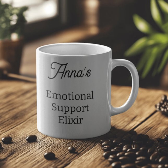Mug Soutien émotionnel personnalisé (Emotional Support Mug)