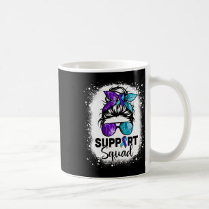 Mug Soutien Équipe Messy Bun Prévention du suicide