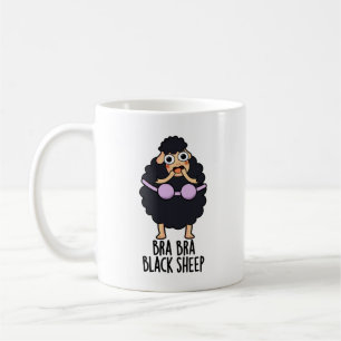 Mug Soutien-gorge Noir Mouton Drôle Animal Pun