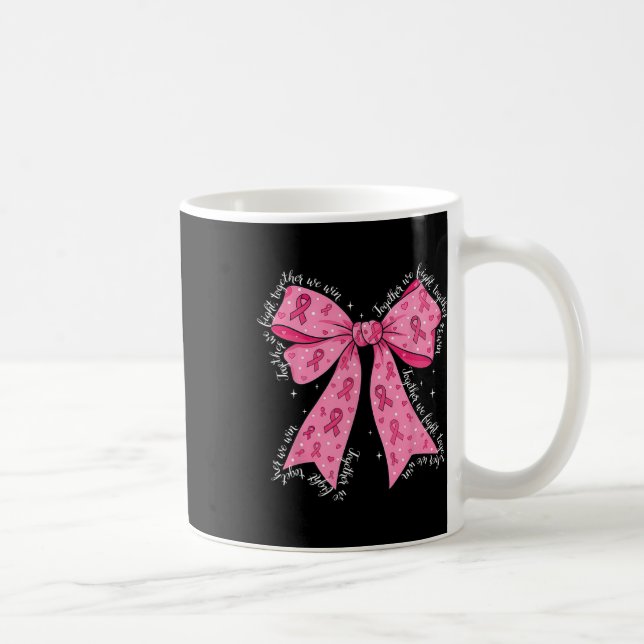 Mug Soutien guerrier du cancer du sein Ensemble Nous Q (Droite)
