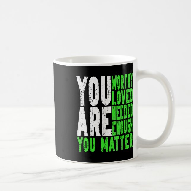 Mug Soutien Motivationnel Guerrier Sensibilisation à l (Droite)