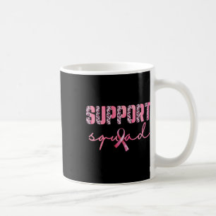 Mug Soutien Squad Ruban rose Leopard Cancer du sein Aw