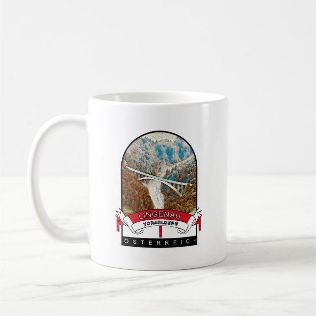 Mug Souvenir autrichien de Vorarlberg (Gauche)