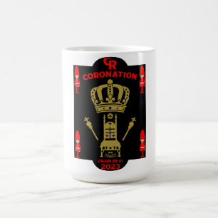Mug Souvenir commémoratif du couronnement du roi Charl