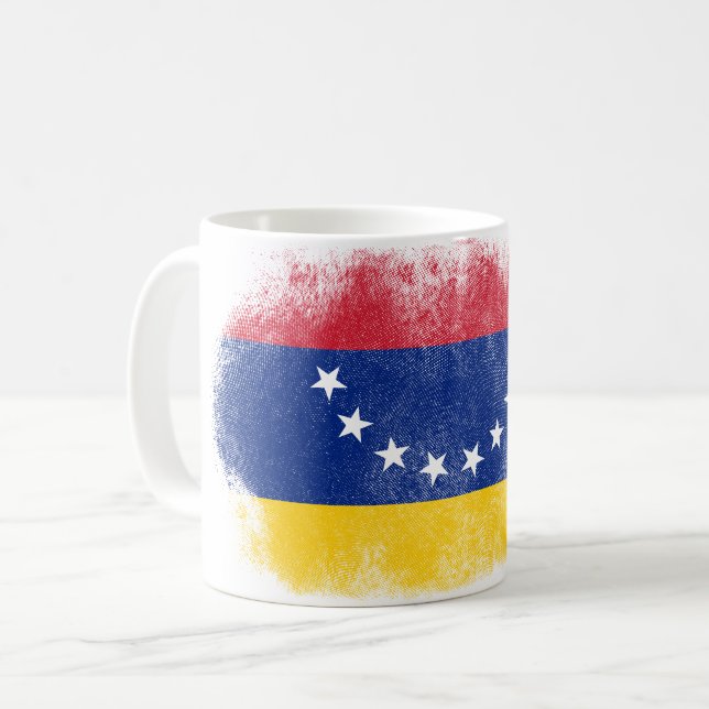 Mug Souvenir de drapeau du Venezuela - Vénézuélien (Devant gauche)