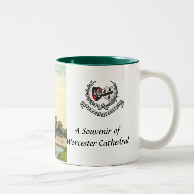 Mug Souvenir de la cathédrale de Worcester (Droit)