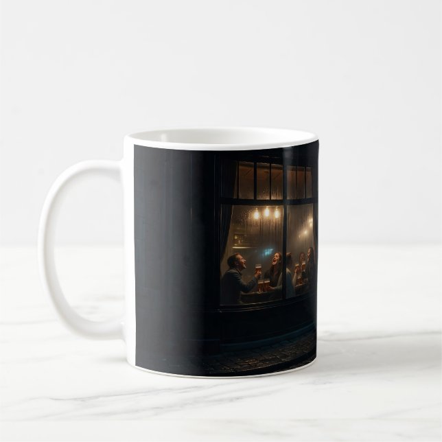 Mug Souvenir de la Chaleur d'une Soirée au Pub Bel (Gauche)