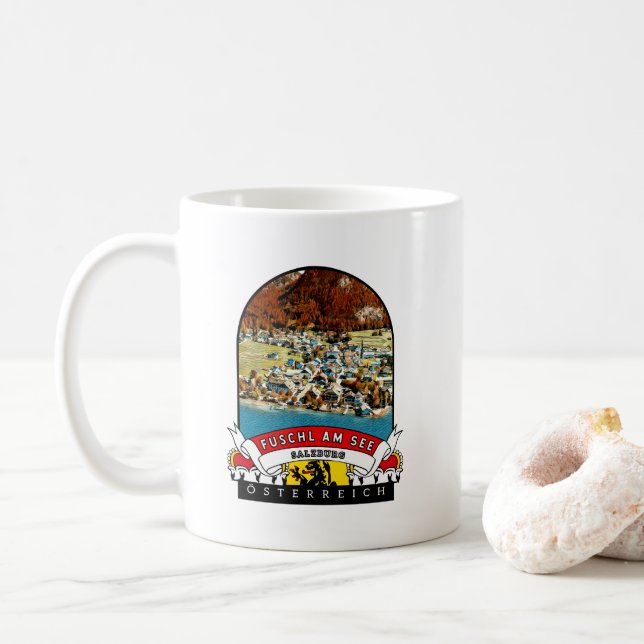 Mug Souvenir de Salzbourg Fuschl (Avec donut)