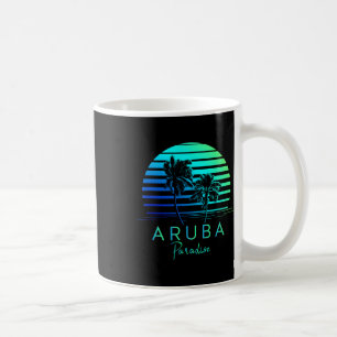 Mug Souvenir de vacances ambiance vintage de la plage