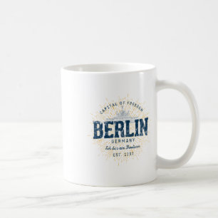 Mug Souvenir de vacances en Allemagne Berlin vintage