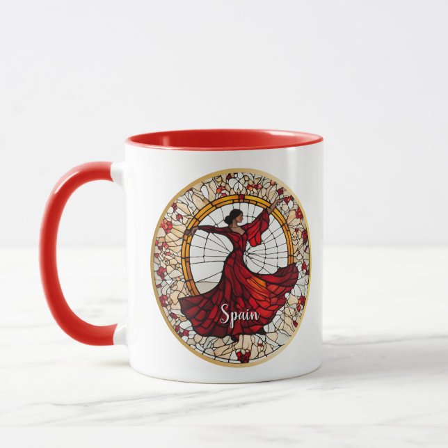 Mug Souvenir de vacances en Espagne  (Gauche)