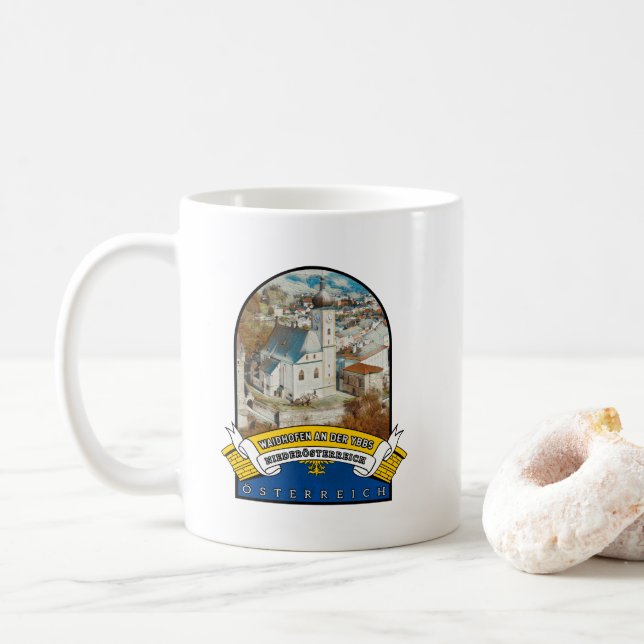 Mug Souvenir de Waidhofen (Avec donut)