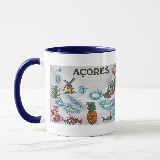 Mug Souvenir des Açores (Gauche)