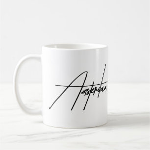 Mug Souvenir d'esthétique typographique minimaliste d'