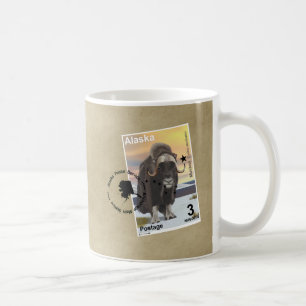 Mug Souvenir du timbre de Muskox