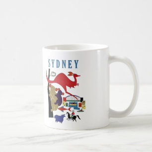 Mug Souvenir mignon de voyage d'amusement de Sydney
