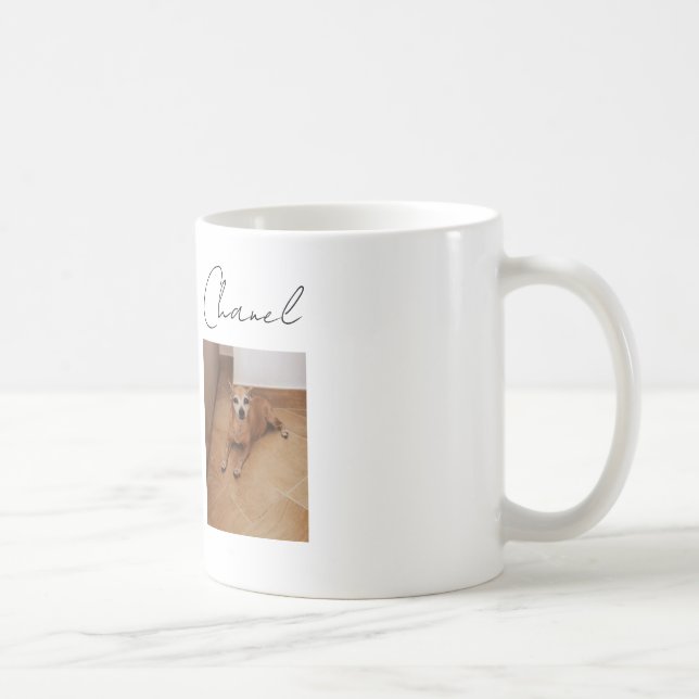 Mug Souvenir personnalisé avec photo et nom de votre a (Droite)
