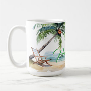Mug Souvenir personnalisé de la plage de Punta Cana