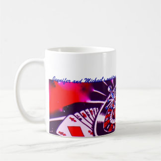 Mug Souvenir pourpre de passion de thème de casino